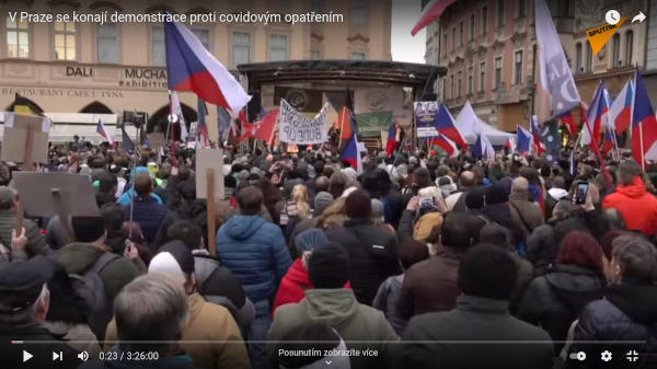 demonstrace proti opatrenim staromak 2021 11 17