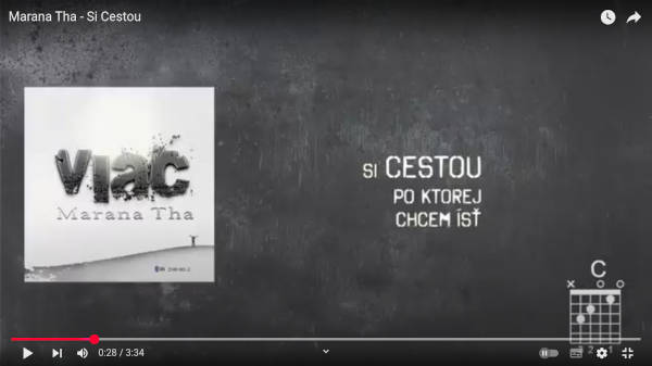 marana tha si cestou 600